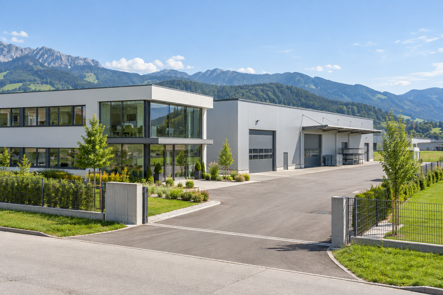 Gewerbestandort mit Bürotrakt und Produktionshalle